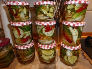 Gurken einkochen oder einlegen süß sauer