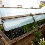 Dach für Hochbeet selber bauen