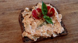 Schafskäse Auberginen Creme türkische Art